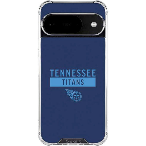 NFL Tennessee Titans Navy Blue Performance Series Google Pixel 10 Clear Case